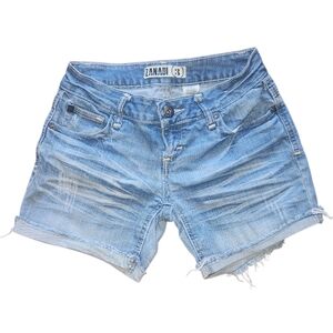 Zanadi Women's Blue Denim Shorts